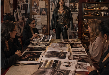 Soft Baddie Thesis Studio course scene at ThiccThighs Academy.