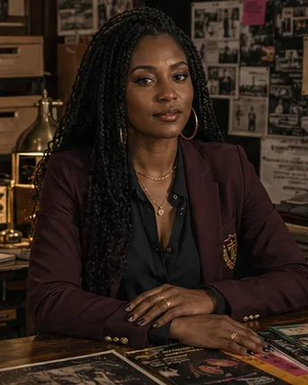 Dr. Sofia Laurent, Rave Archives faculty portrait.