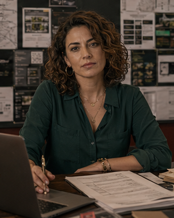 Professor Valeria Costa, Advanced E-Culture Studio instructor.