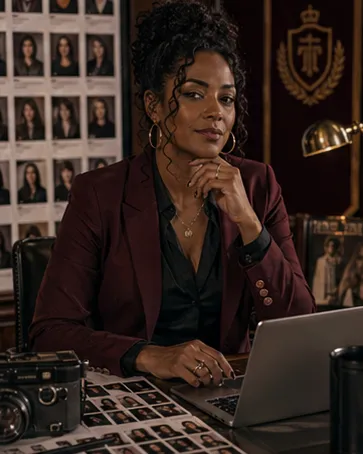 Dr. Nia Brooks, Digital Self-Presentation faculty portrait.