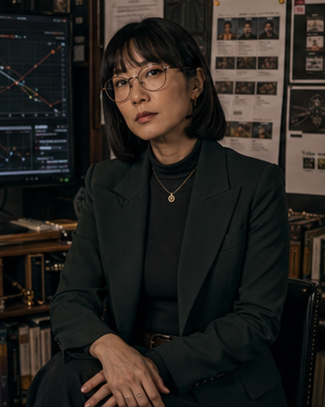 Professor Aiko Tanaka, Platform Aesthetics and Algorithms instructor.