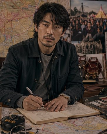 Professor Kenji Watanabe, Rave Participation and Ritual instructor.