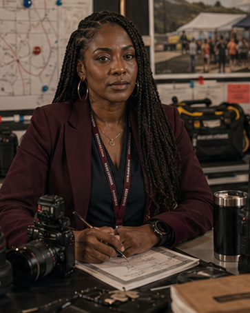 Professor Serena Okafor, Field Study: Live Event Immersion instructor.